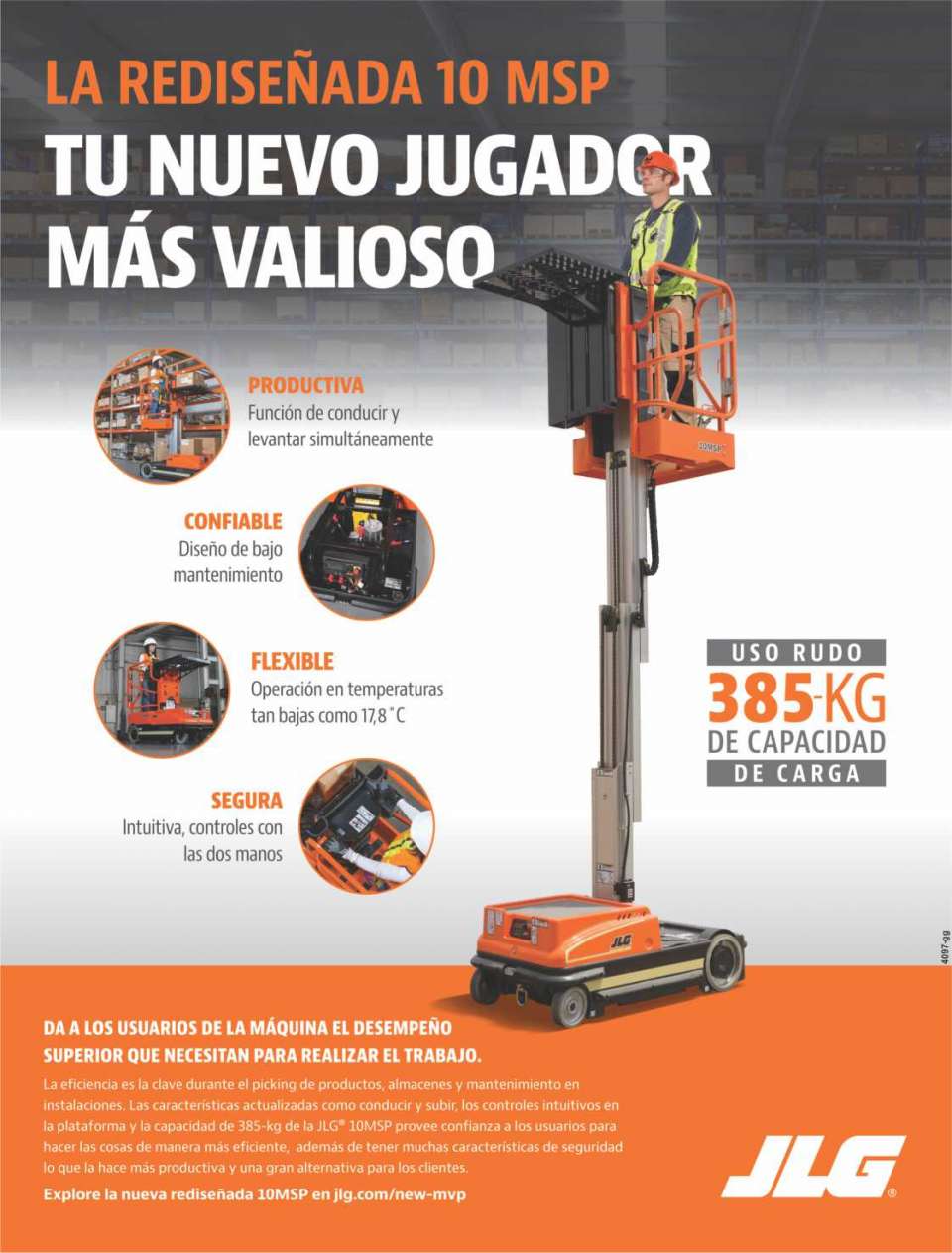 JLG manufactures access equipment, leader in the industry. Each telescopic manipulator, scissor lift and boom lift we sell, is backed by a team of people.