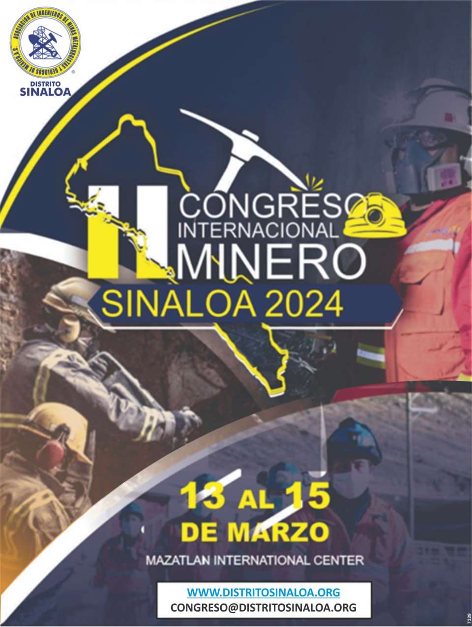 Congreso Internacional Minero en Mazatlan, Sinaloa. 13 al 15 de Marzo 2024 en el Centro de Convenciones