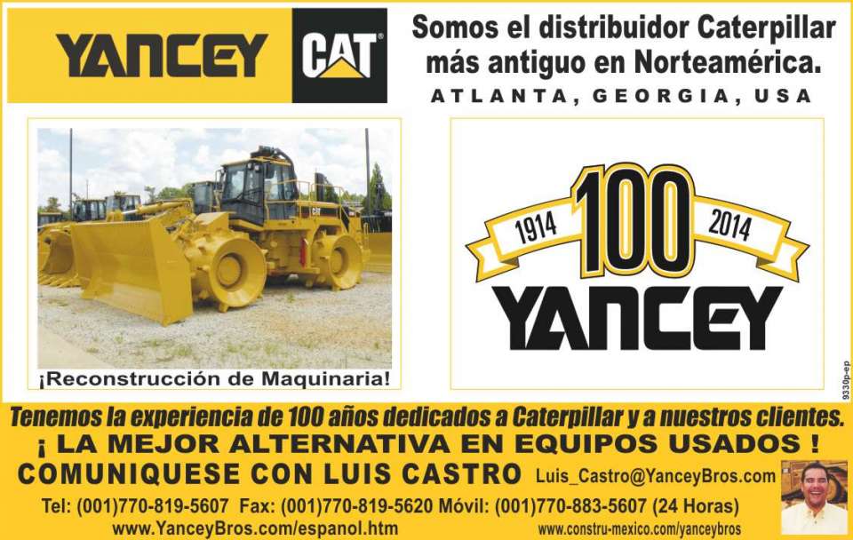 We are the oldest Caterpillar dealer in North America.Since 1914,we have the experience, dedicated to Caterpillar and our customers.The best alternative in used equipment!Exclusive sales for Mexico