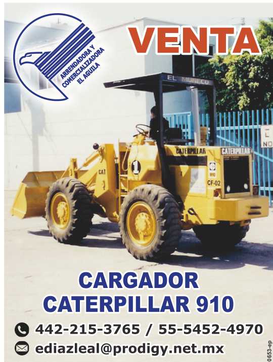 Sale of 815 Tractor Compactor, Caterpillar. Heavy Equipment for Rent- Sale