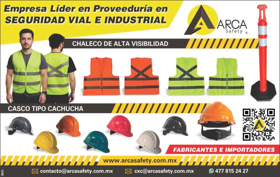 Empresa lider en proveeduria en seguridad vial e industrial. Somos fabricantes e importadores Chaleco de alta visibilidad, casco tipo cachucha y muchos productos mas