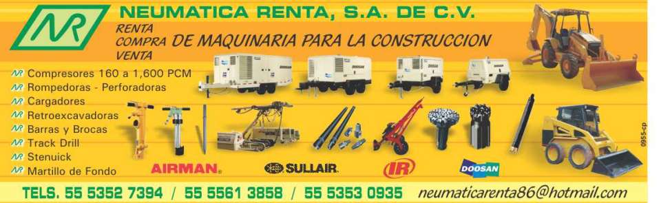 Compressors 160 to 1,600 PCM, Breakers- Drills, Loaders, Backhoes, Bars and Drills, Track Drill, Stenuick, DTH Hammer, AIRMAN, Sullair, IR, Doosan, .