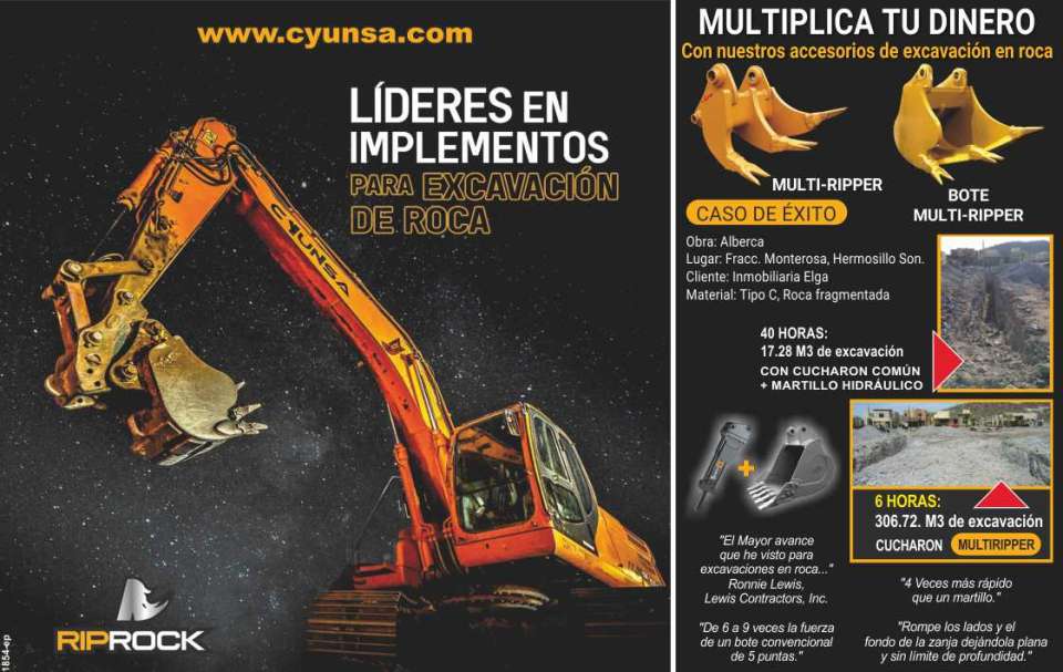 Multiplica tu dinero! bote Multi-Ripper maximiza la fuerza, una punta a la vez, utilizando nuestra tecnologia patentada. Somos lideres en accesorios para excavacion en roca. Multiplica tu dinero! bote Multi-Ripper maximiza la fuerza, una punta a la vez, utilizando nuestra tecnologia patentada. Somos lideres en accesorios para excavacion en roca.