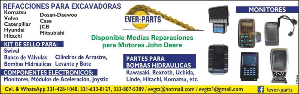 Kits Hidraulicos para Excavadoras, Banco de Valvulas, Bombas Hidraulicas, Componentes electronicos para excavadoras, Refacciones para Maquinaria Pesada, Reparacion de Turbos, Sellos hidraulicos. Kits Hidraulicos para Excavadoras, Banco de Valvulas, Bombas Hidraulicas, Componentes electronicos para excavadoras, Refacciones para Maquinaria Pesada, Reparacion de Turbos, Sellos hidraulicos.