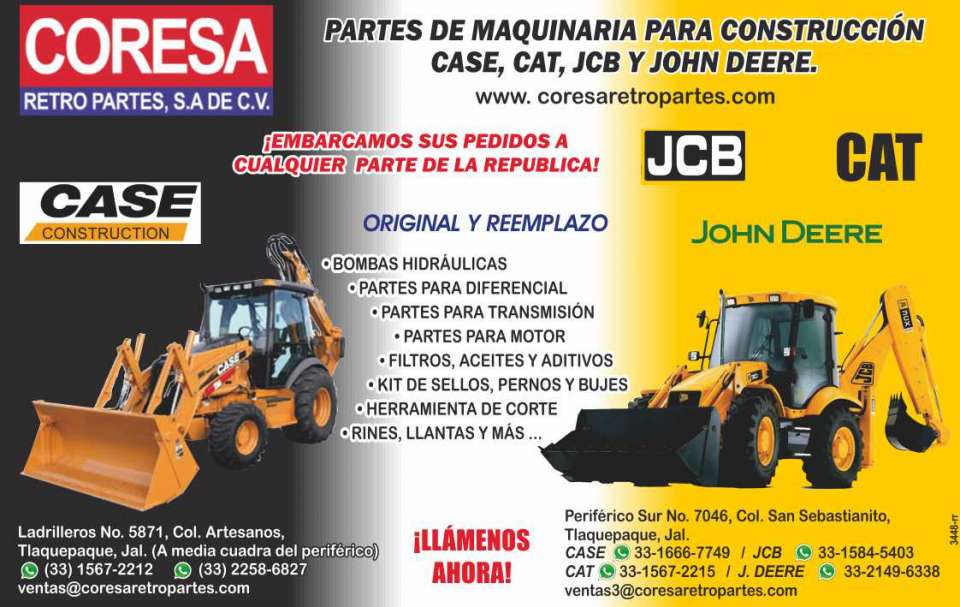 Original parts and replacement of construction machinery