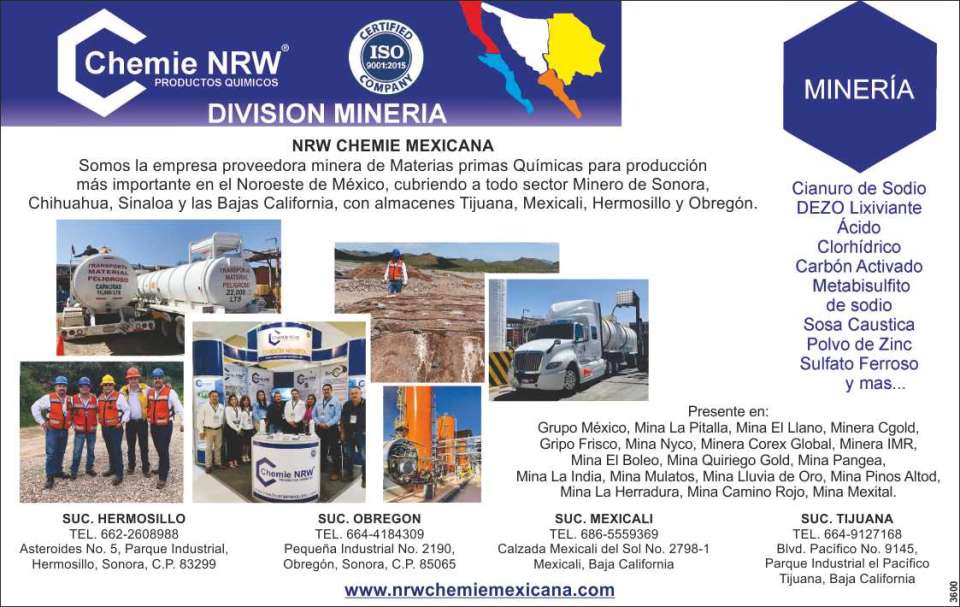 Productos quimicos, reactivos, tratamiento de agua, industria, mineria y alimenticio. Distribuidores exclusivos de DEZO lixiviante ecologico y sustituto de cianuro. Productos quimicos, reactivos, tratamiento de agua, industria, mineria y alimenticio. Distribuidores exclusivos de DEZO lixiviante ecologico y sustituto de cianuro.