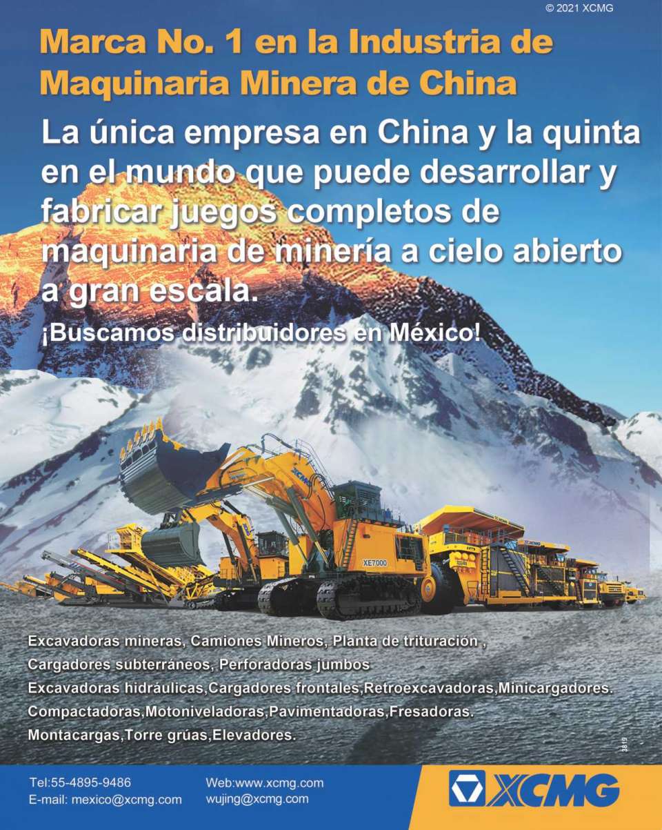 XCMG is the only company in China and the fifth in the world that can develop and manufacture large-scale open pit mining machinery. We are looking for Distributors in Mexico!