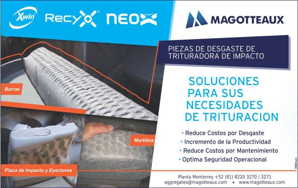 Piezas de desgaste de trituradora de impacto Magotteaux.Soluciones para sus necesidades de trituracion.Reduce costos por desgaste.Incremento de la productividad.Reduce costos por mantenimiento.