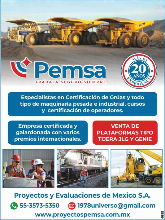 Specialist in Crane Certification and all types of Heavy and Industrial Machinery, Operator Training and Certification. Sales of JLG and GENIE Scissor Lifts. Certified Company. Specialist in Crane Certification and all types of Heavy and Industrial Machinery, Operator Training and Certification. Sales of JLG and GENIE Scissor Lifts. Certified Company.
