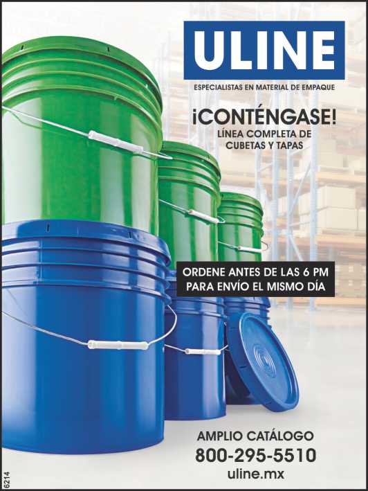 Mas de 34,000 productos para Construccion y Empaque en existencia. Material de Empaque Uline. Tambos. Almacenamiento de Uso Pesado. Articulos de Seguridad. Linea Completa de Cubetas y Tapas. Mas de 34,000 productos para Construccion y Empaque en existencia. Material de Empaque Uline. Tambos. Almacenamiento de Uso Pesado. Articulos de Seguridad. Linea Completa de Cubetas y Tapas.