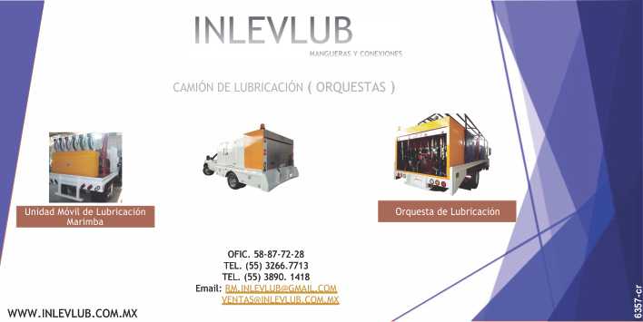 lubrication truck and orchestras, elevation and lubrication engineering, hoses and hydraulic connections, lubrication orchestra, marimba mobile lubrication unit