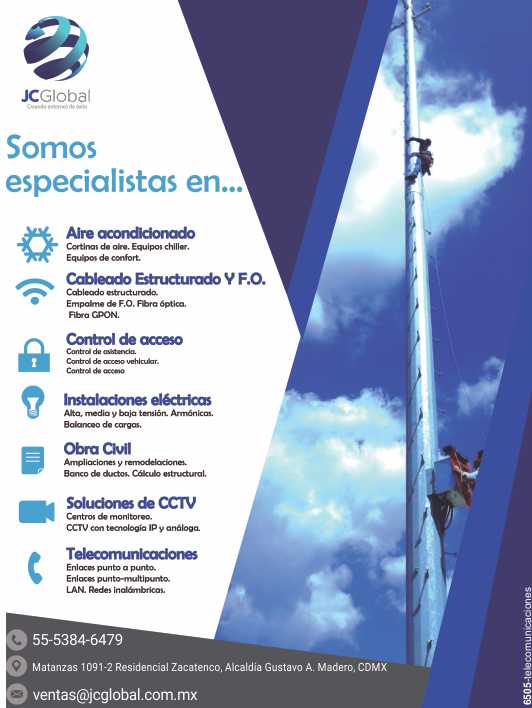 aire acondicionado, cableado estructurado, control de acceso, instalaciones electricas, obra civil, soluciones de cctv, telecomunicaciones