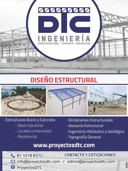 Structural design, steel and concrete structures, structural opinions, hydraulic and geological engineering, general topography