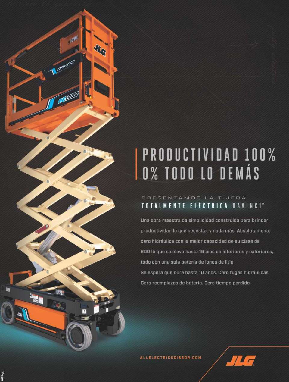 JLG presenta el futuro en Plataformas de Elevacion. Elevating Access. JLG revela la proxima generacion de la industria de acceso.