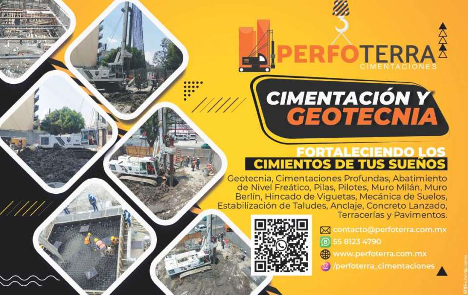 Geotechnics, Deep Foundations, Lowering of the Water Table, Piles, Piles, Milan Wall, Berlin Wall, Driving of Beams, Soil Mechanics, Anchoring, Shotcrete, Earthworks, Pavements