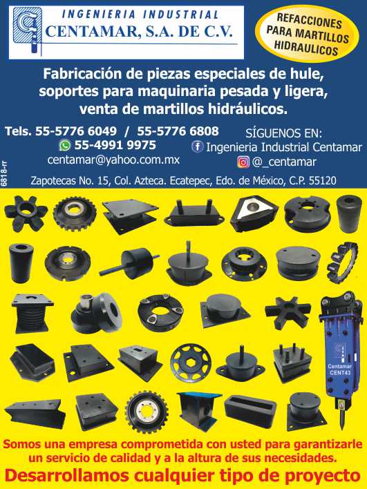 Fabricacion de piezas especiales de hule, soportes para maquinaria pesada, soportes para maquinaria ligera. Refacciones para Martillos Hidraulicos. Fabricacion de piezas especiales de hule, soportes para maquinaria pesada, soportes para maquinaria ligera. Refacciones para Martillos Hidraulicos.