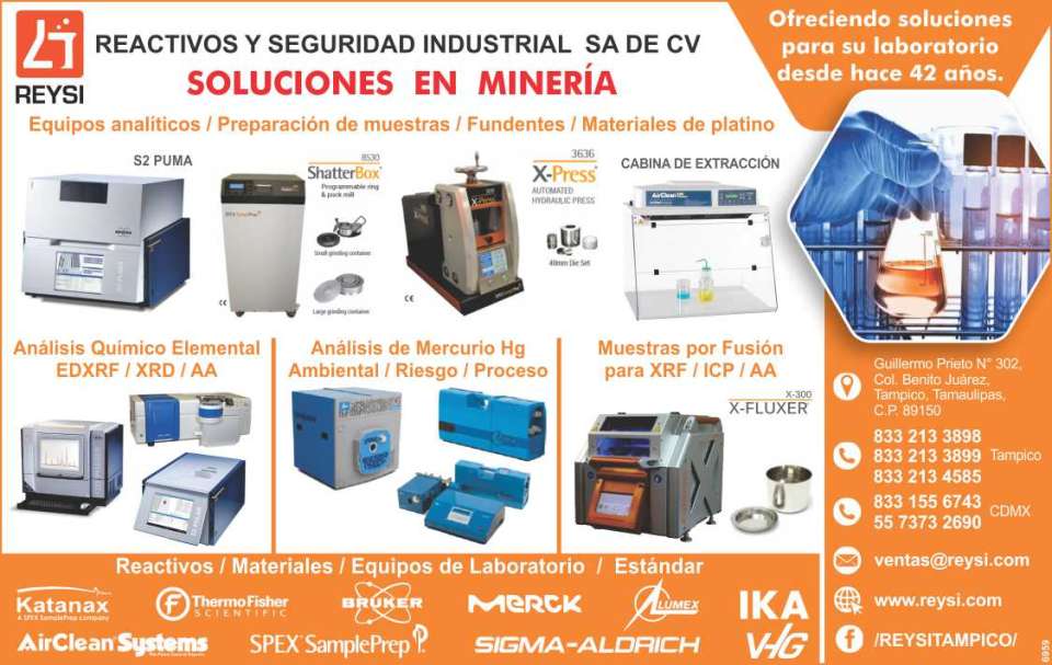 Laboratory equipment, mining solutions. Sample preparation, grinding, pressing, beads and flux