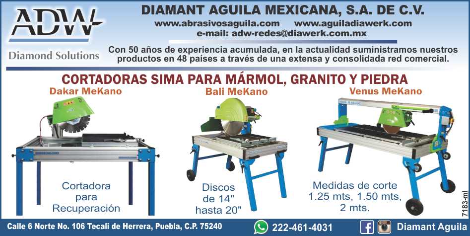 Sima cutters for marble, granite and stone in general