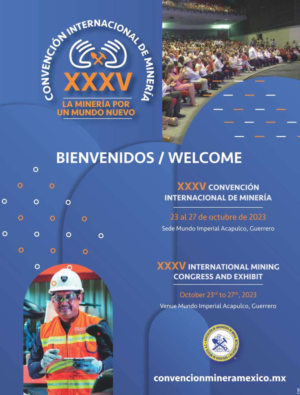 October 23 to 27, 2023 at Acapulco Mundo Imperial. Mining for a new world.