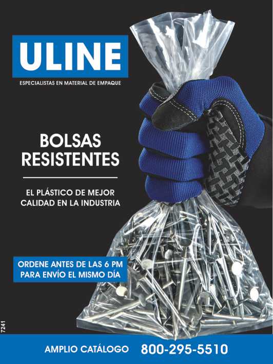 Mas de 34,000 productos para Construccion y Empaque en existencia. Material de Empaque Uline. Almacenamiento de Uso Pesado. Productos de Seguridad. Bolsas Resistentes.