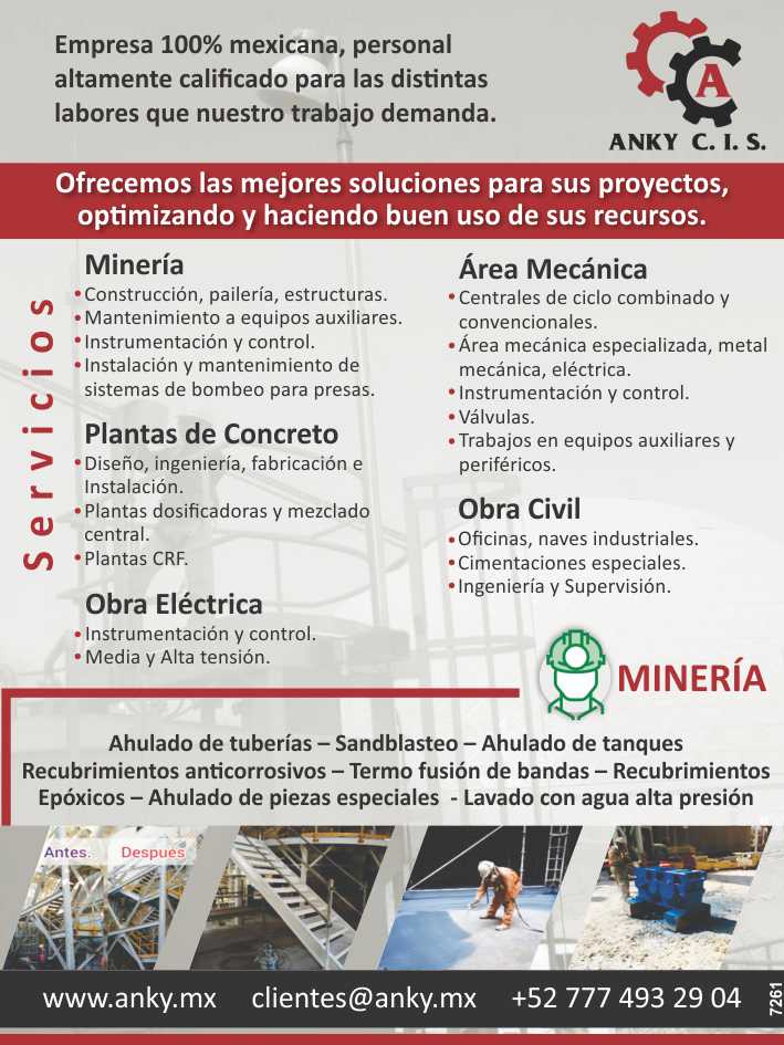 We cover the needs of the main sectors such as: energy, mining, automotive, process plants, among others. We offer the best solutions for your projects