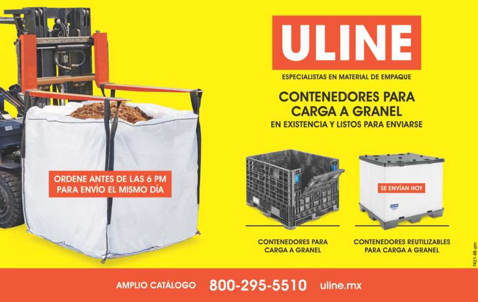 Contenedores para Carga a Granel. En existencia y listos para enviarse. Ordene antes de las 6pm para envio el mismo dia. Contenedores para Carga a Granel. En existencia y listos para enviarse. Ordene antes de las 6pm para envio el mismo dia.