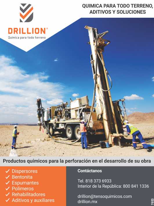 Chemical products for drilling in the development of your work, dispersants, bentonite, foaming agents, polymers, rehabilitators, additives