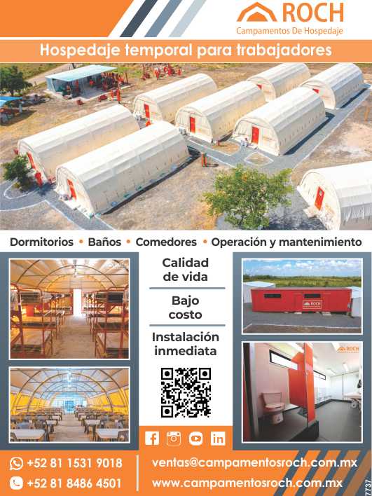 Hospedaje temporal para trabajadores. Dormitorios, Baños, Comedores, Operacion y Mantenimiento, Calidad de Vida, Bajo Costo, Instalacion Inmediata. Hospedaje temporal para trabajadores. Dormitorios, Baños, Comedores, Operacion y Mantenimiento, Calidad de Vida, Bajo Costo, Instalacion Inmediata.