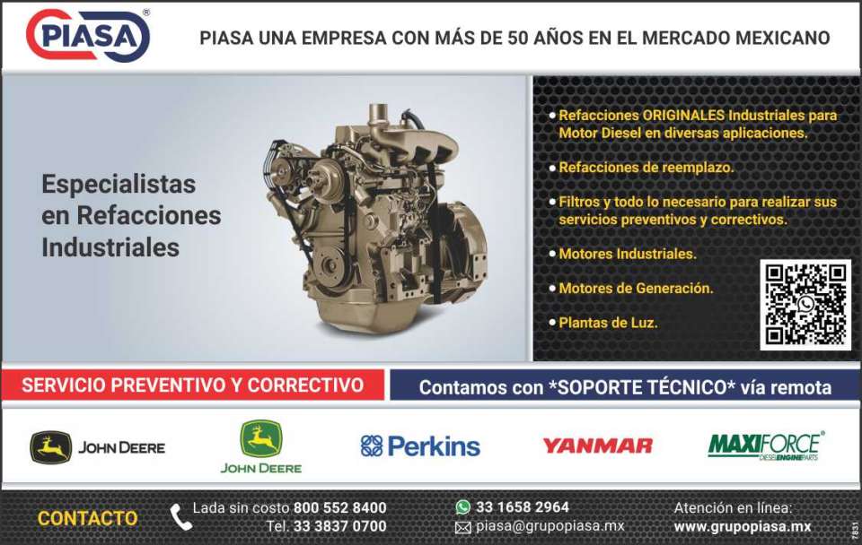 Specialists in original Industrial Spare Parts for Diesel Engines, replacement, Filters, Power Plants, Industrial and Generation Engines