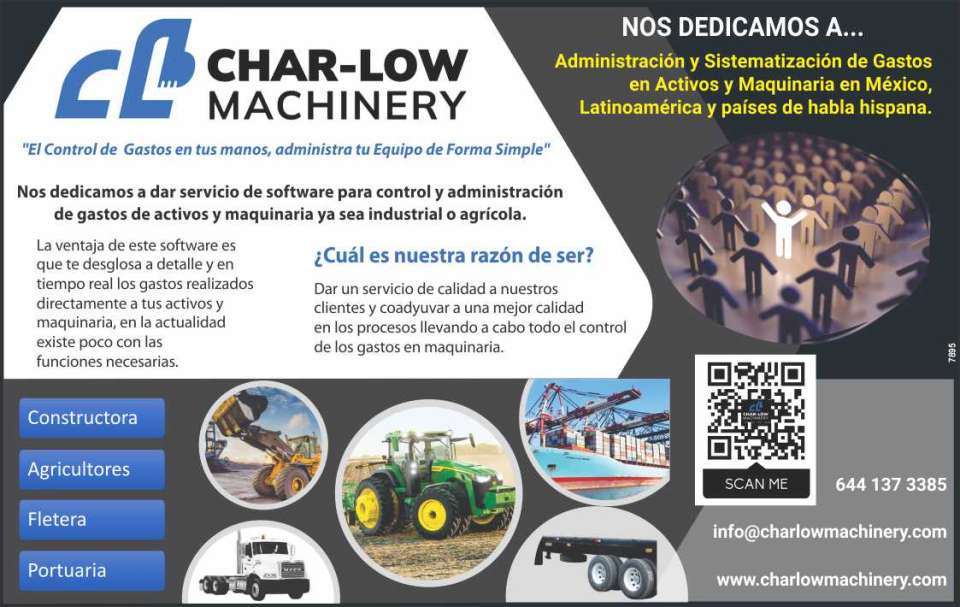 We are dedicated to: Manage and Systematize Expenses in Assets and Machinery in Mexico, Latin America and Spanish-speaking countries. "Control in your hands, manage your team in a simple way"