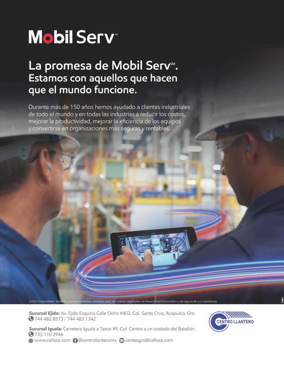Lubricantes Mobil Serv. Lubricantes Industriales, para Equipo Pesado y Automotrices. Expertos en sistemas de lubricacion y monitoreo.