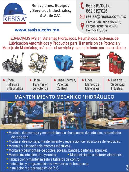 Specialists in hydraulic and pneumatic systems, automatic lubrication systems and products for power transmission and material handling