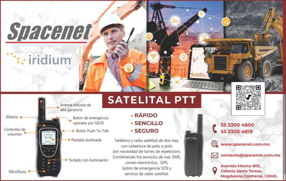 Telephone and two-way satellite radio, with pole-to-pole coverage, without the need for repeater towers. Combining voice, SMS, email, GPS, SOS button and satellite radio services
