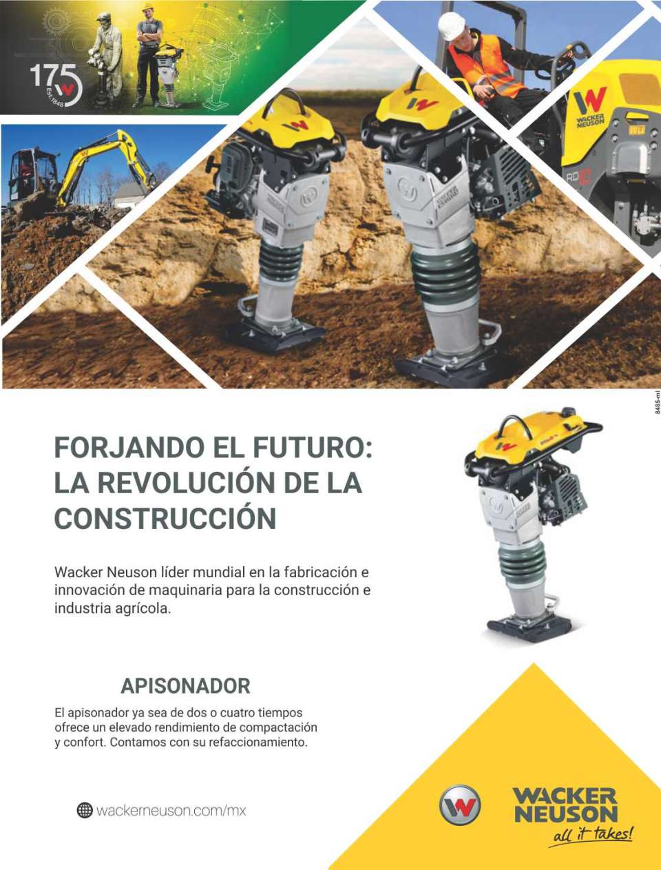 Fabricantes de Maquinaria Ligera para la Compactacion de Suelos, Vibracion de Hormigon, Equipos de Iluminacion y Bombeo. Equipos Compactos como: MiniExcavadoras y Cargadores Telescopicos.