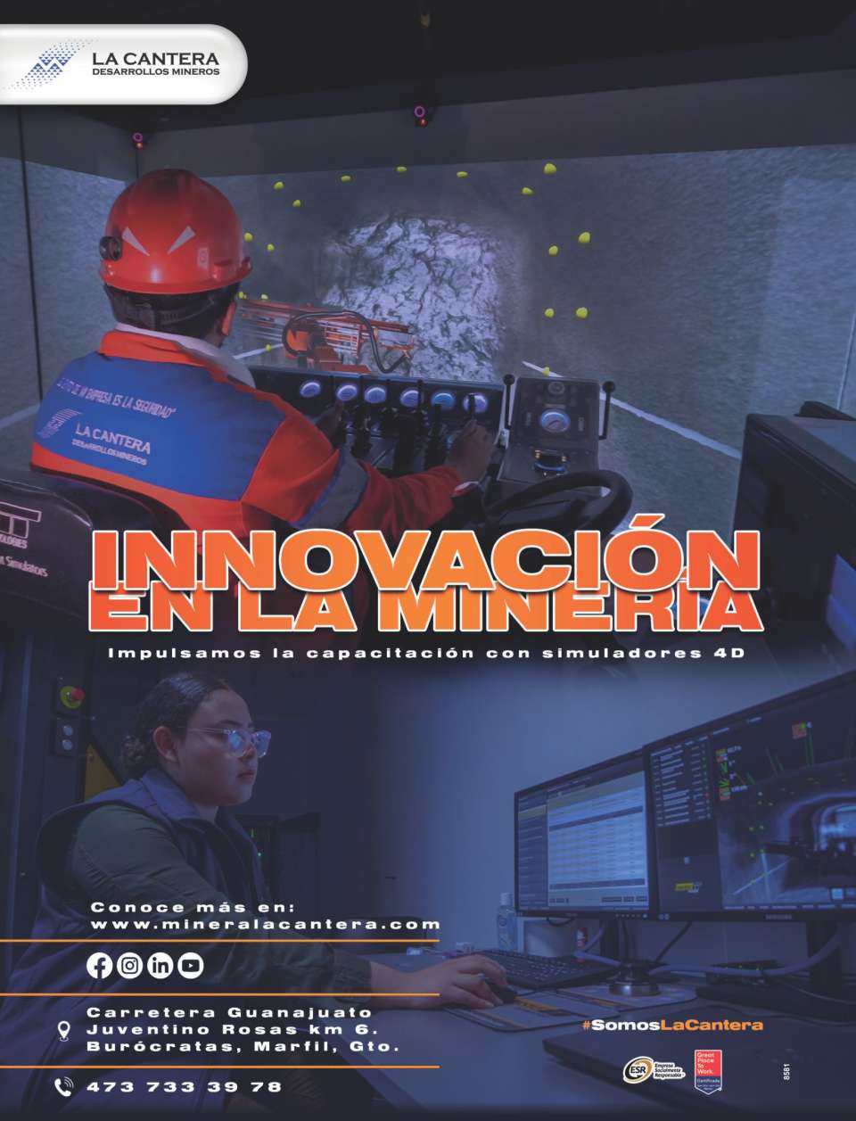 Innovation in Mining. We promote training with 4D simulators. Innovation in Mining. We promote training with 4D simulators.