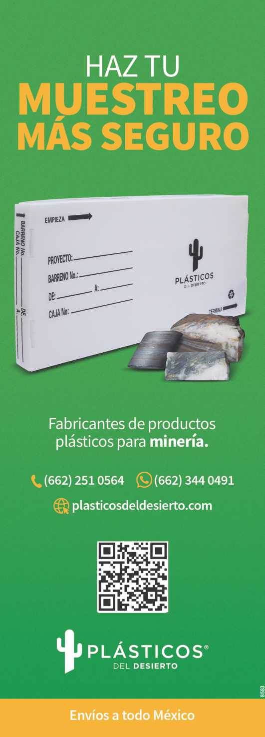 Manufacturers of plastic products for Mining. Make your sampling safer. Shipping to all of Mexico.