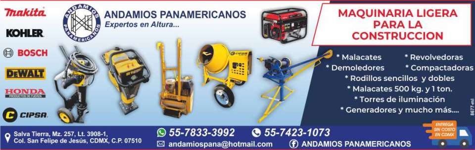 Light Machinery for Construction. Winches, Mixers, Demolitors, Compactors, Single and double rollers, 500 kg winches. and 1 ton., Lighting Towers, Generators and much more... Light Machinery for Construction. Winches, Mixers, Demolitors, Compactors, Single and double rollers, 500 kg winches. and 1 ton., Lighting Towers, Generators and much more...