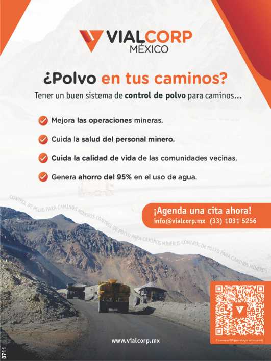 Tener un Sistema de Control de polvo para caminos: Mejora las Operaciones Mineras, Cuida la Salud del Personal y la Calidad de vida, Genera un ahorro del 95% en uso de agua. Tener un Sistema de Control de polvo para caminos: Mejora las Operaciones Mineras, Cuida la Salud del Personal y la Calidad de vida, Genera un ahorro del 95% en uso de agua.