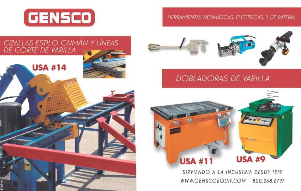 Cizallas estilo caiman y lineas de corte de varilla Herramientas neumaticas, electricas y de bateria para doblar y cortar varilla Dobladoras de varilla Cizallas estilo caiman y lineas de corte de varilla Herramientas neumaticas, electricas y de bateria para doblar y cortar varilla Dobladoras de varilla