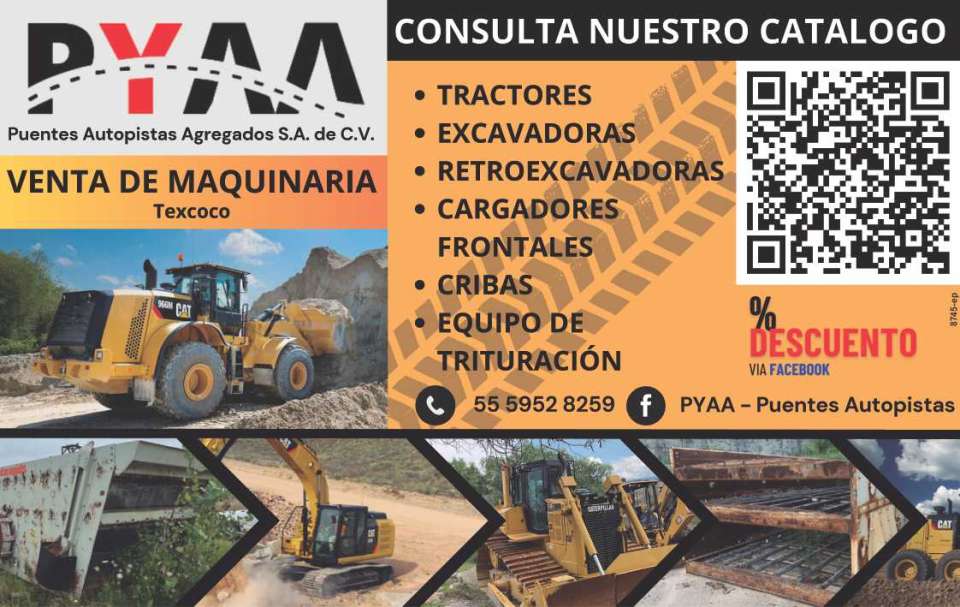 Venta de maquinaria, consulta nuestro catalogo. Tractores, excavadoras, retroexcavadoras, cargadores frontales, equipo de trituracion Venta de maquinaria, consulta nuestro catalogo. Tractores, excavadoras, retroexcavadoras, cargadores frontales, equipo de trituracion