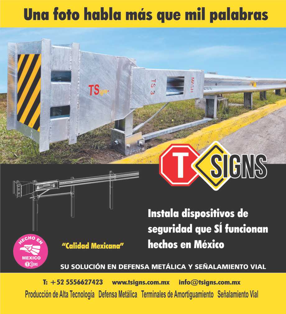 Safety Devices Manufacturers of Metallic Fenders and Road Signs. Made in Mexico.